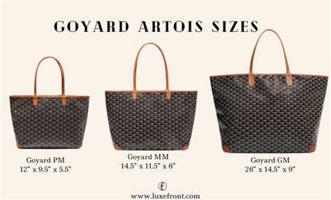 goyard wallet dimensions|Goyard artois mm price 2022.